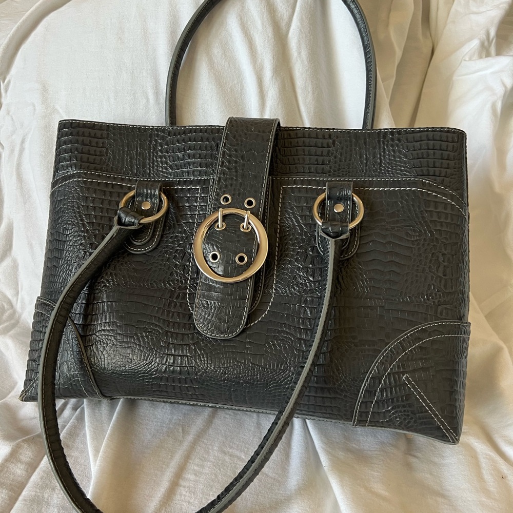 Charlie Lapson Croc Design Handbag